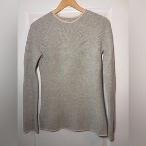 Boden | 100% Cashmere Light Gray Crewneck Sweater *Like New*